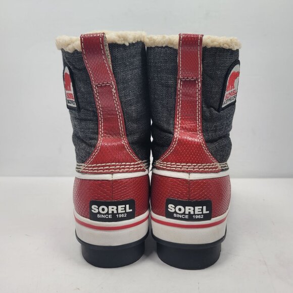 Sorel Tivoli Women's Red Waterproof Boots NL1530-986 US Size 7.5 - Picture 4 of 12